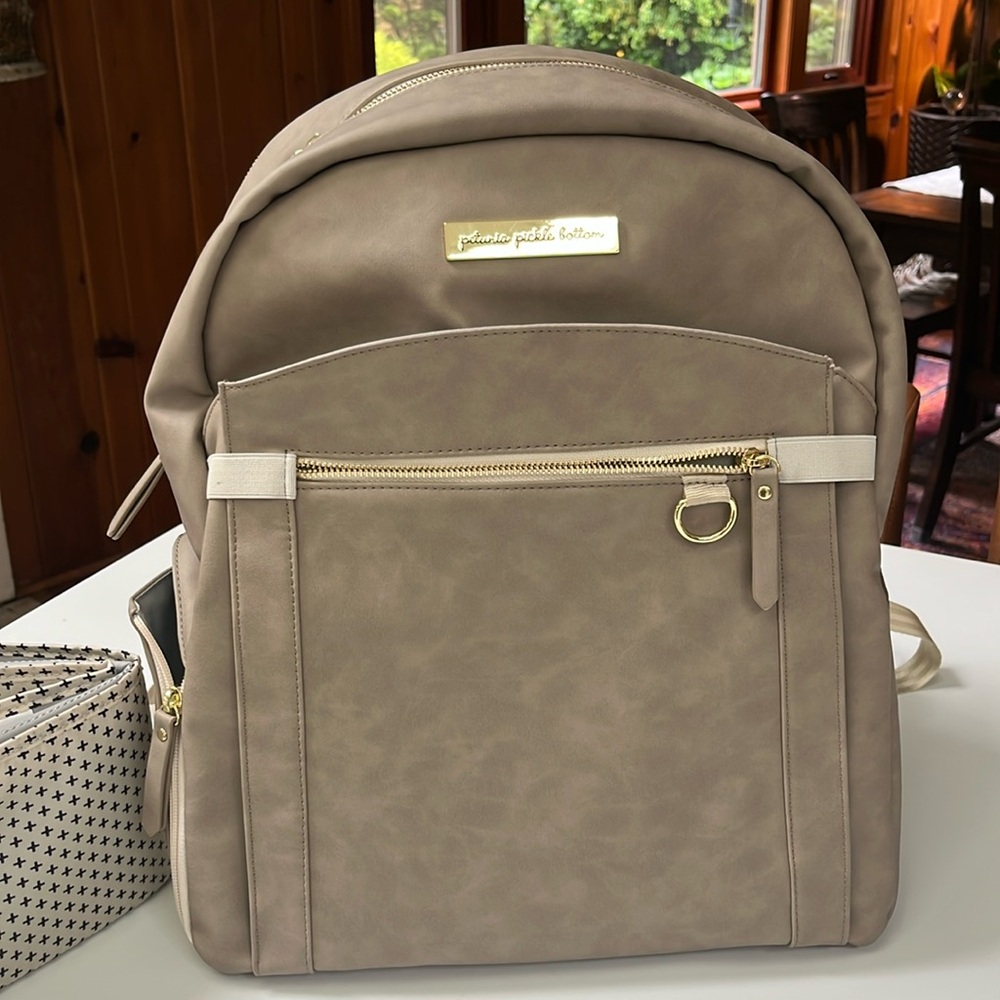 2-in-1 Provisions Breast Pump & Diaper Bag Backpack, Petunia Pickle Bottom,